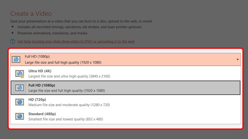 chuyển file ppt sang video