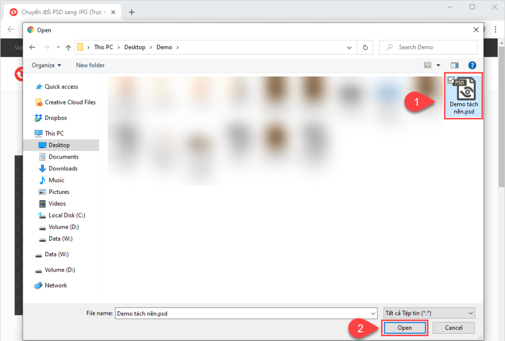 Chuyển file psd sang jpg Chuyển file psd sang jpg