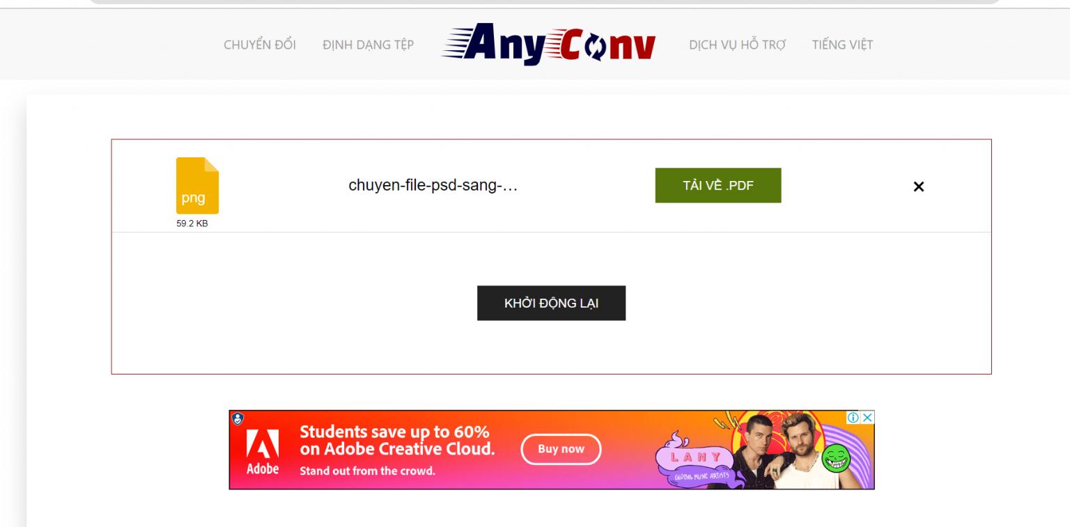 chuyển file psd sang pdf