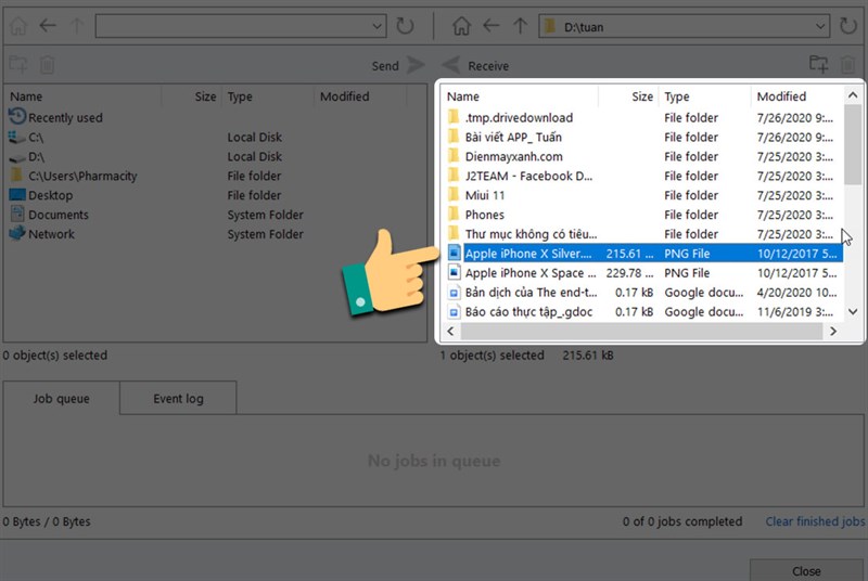 Chuyển file qua teamviewer Chuyển file qua teamviewer