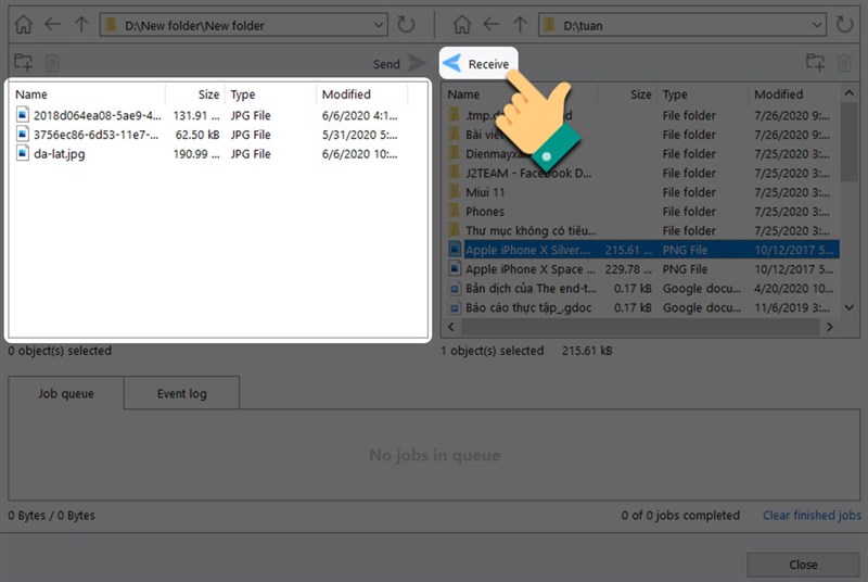 Chuyển file qua teamviewer Chuyển file qua teamviewer