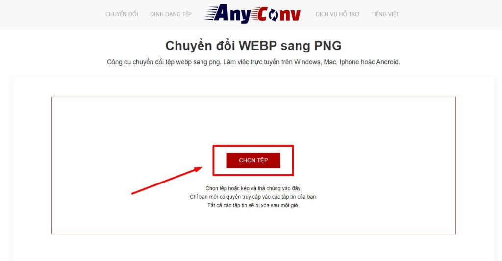 Chuyển file webp sang png Chuyển file webp sang png