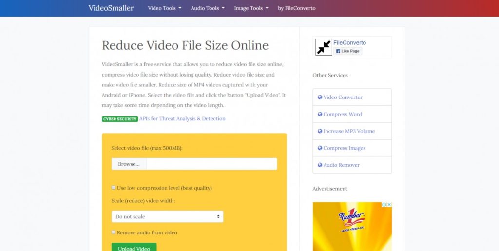 giảm dung lượng video