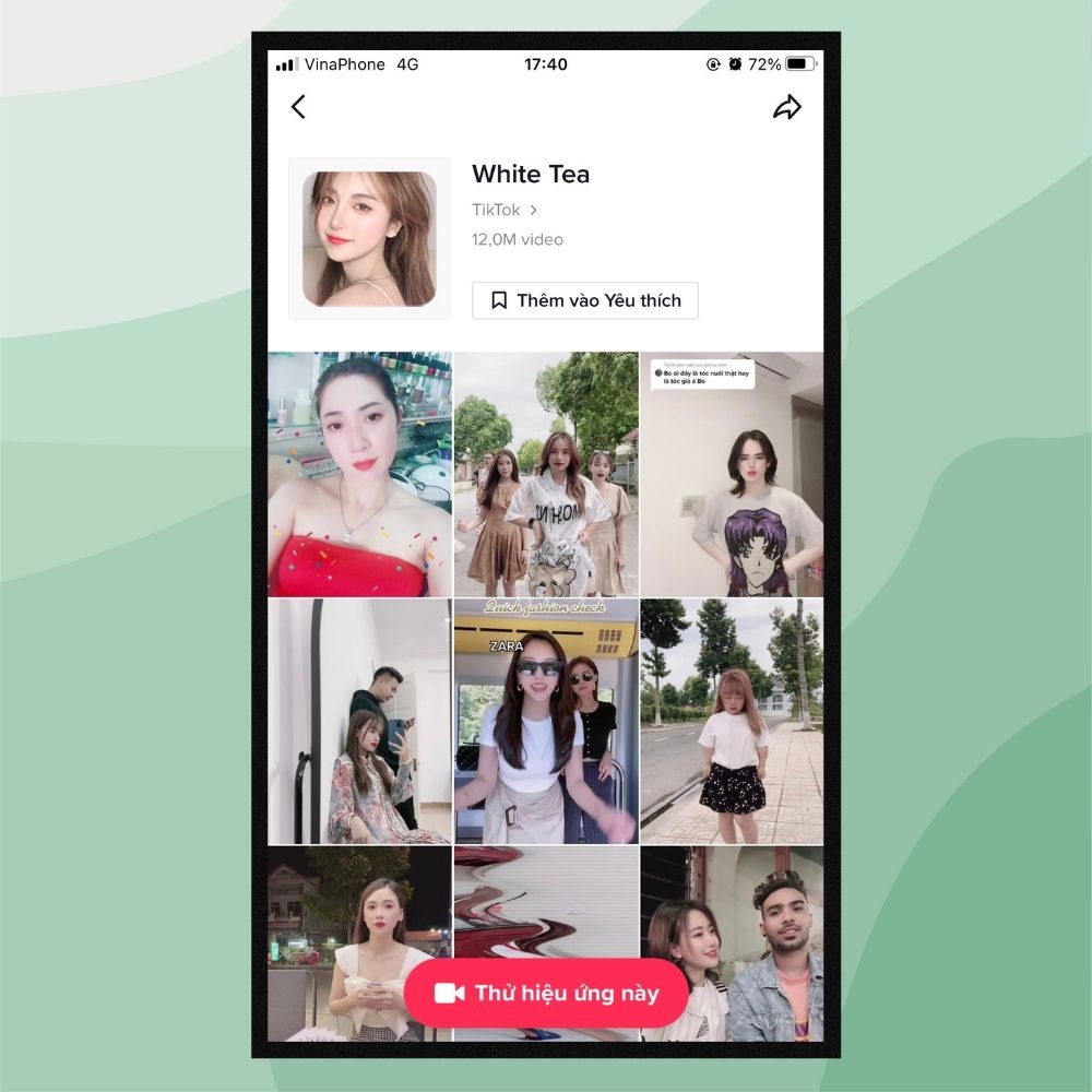 hiệu ứng tik tok hiệu ứng tik tok