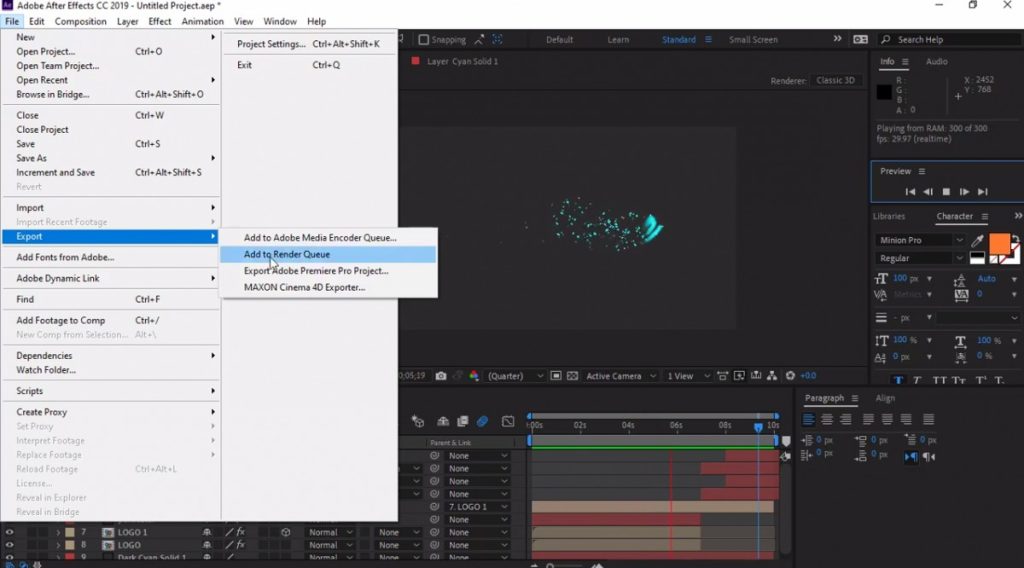 intro After Effects intro After Effects
