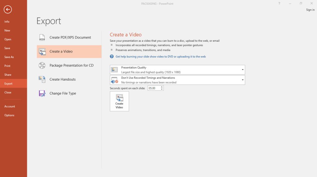 làm video từ powerpoint làm video từ powerpoint
