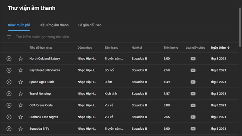 Nhạc nền hay chèn clip Nhạc nền hay chèn clip