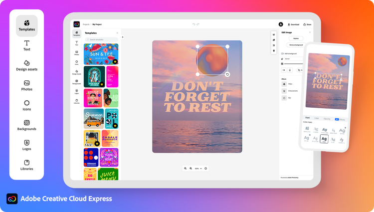 Adobe Photoshop Express nổi tiếng là ứng dụng chỉnh sửa ảnh chuyên nghiệp được nhiều người ưa chuộng sử dụng (Ảnh sưu tầm) Adobe Photoshop Express nổi tiếng là ứng dụng chỉnh sửa ảnh chuyên nghiệp được nhiều người ưa chuộng sử dụng (Ảnh sưu tầm)