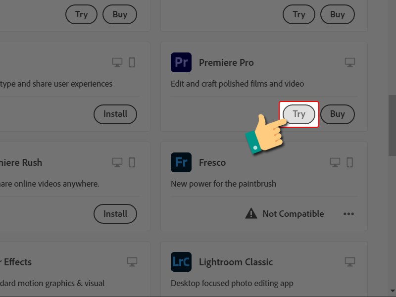 Phần mềm adobe premiere