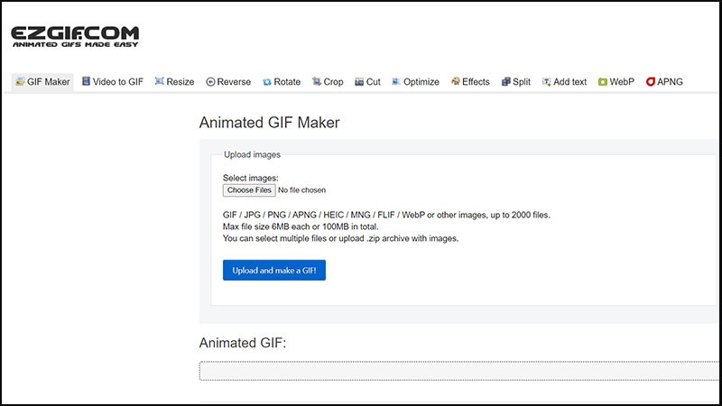 phần mềm chuyển video sang gif