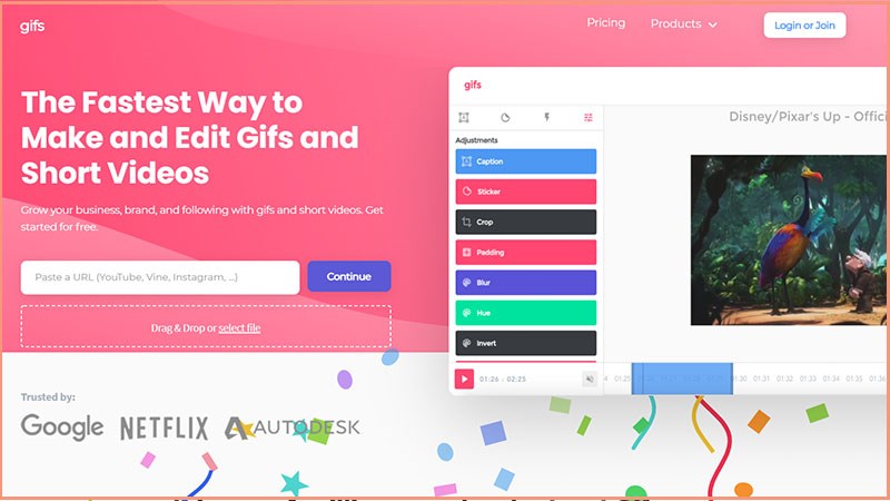 phần mềm chuyển video sang gif