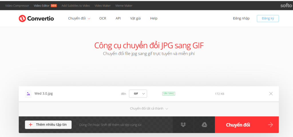 phần mềm chuyển video sang gif