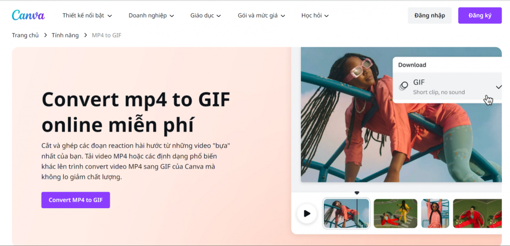 phần mềm chuyển video sang gif