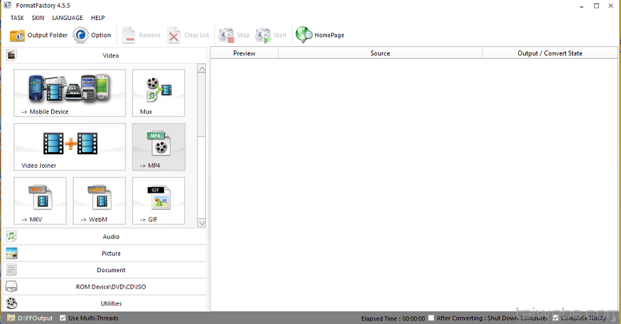phần mềm đổi đuôi video miễn phí