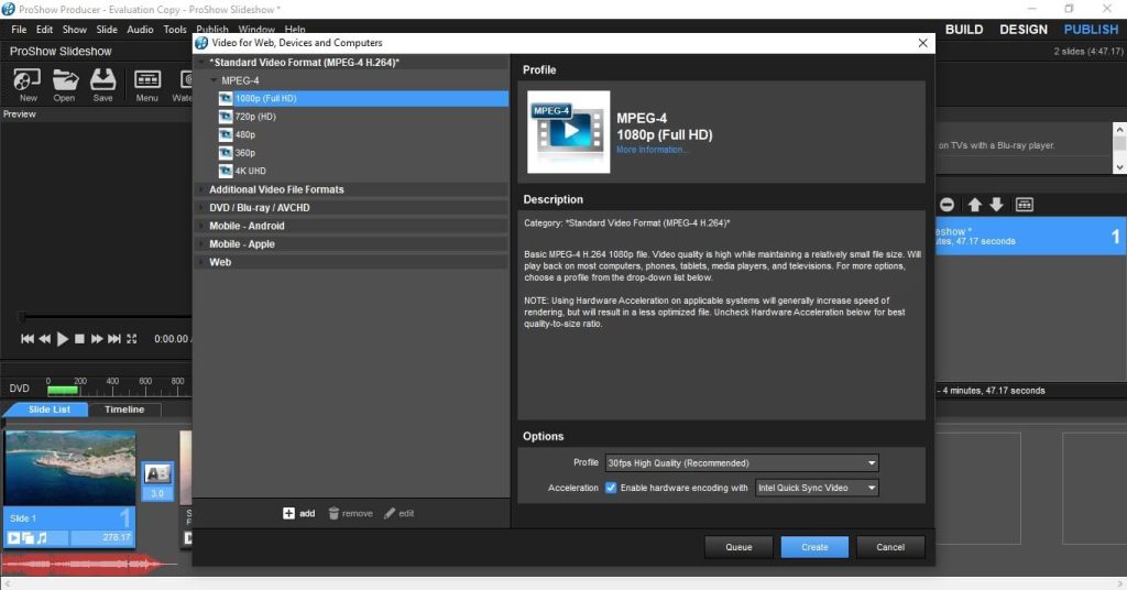Phần mềm Proshow Producer