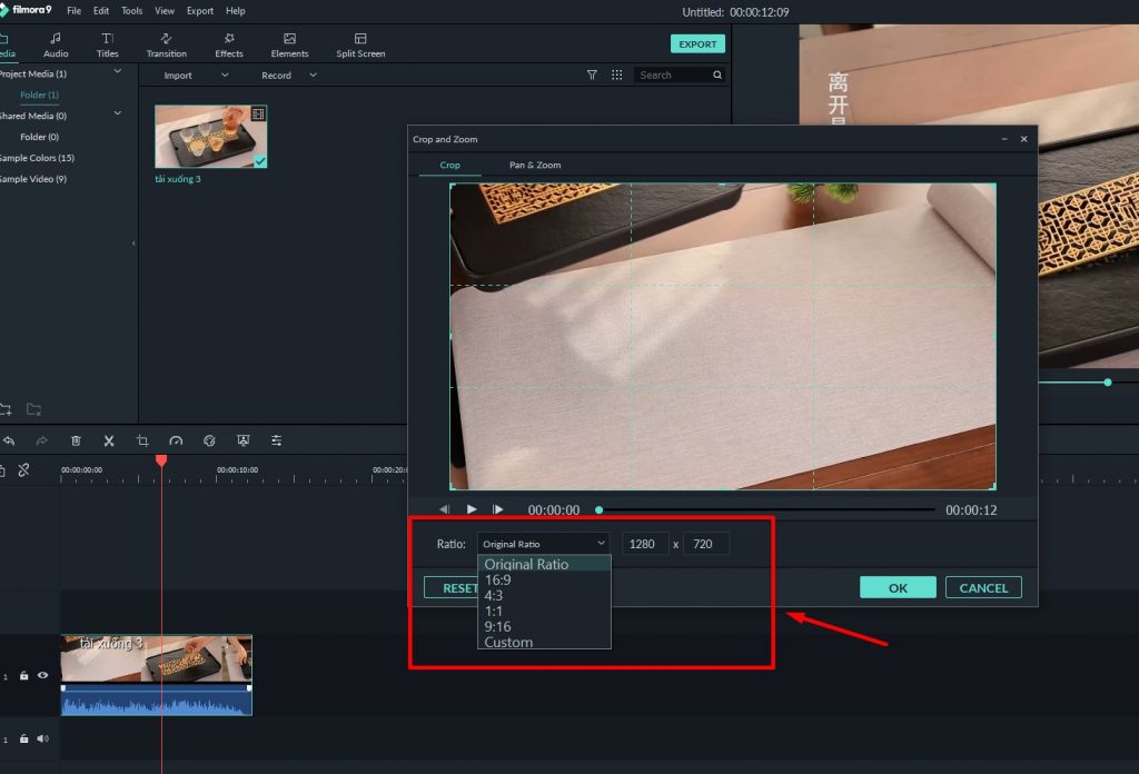 Thay đổi tỉ lệ khung hình video Thay đổi tỉ lệ khung hình video