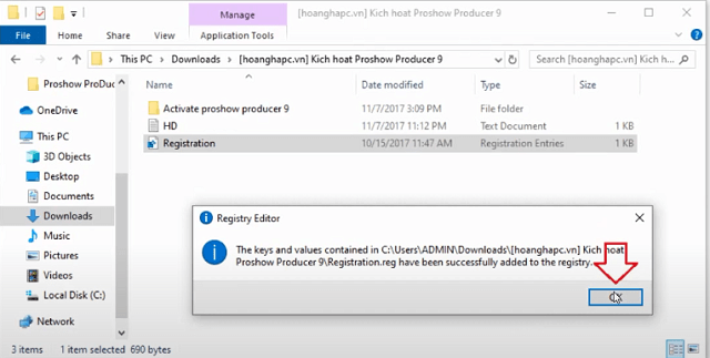 Thực hiện bước 2