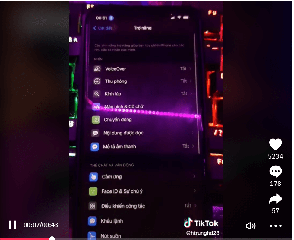 Làm sao để tiktok tự chuyển video