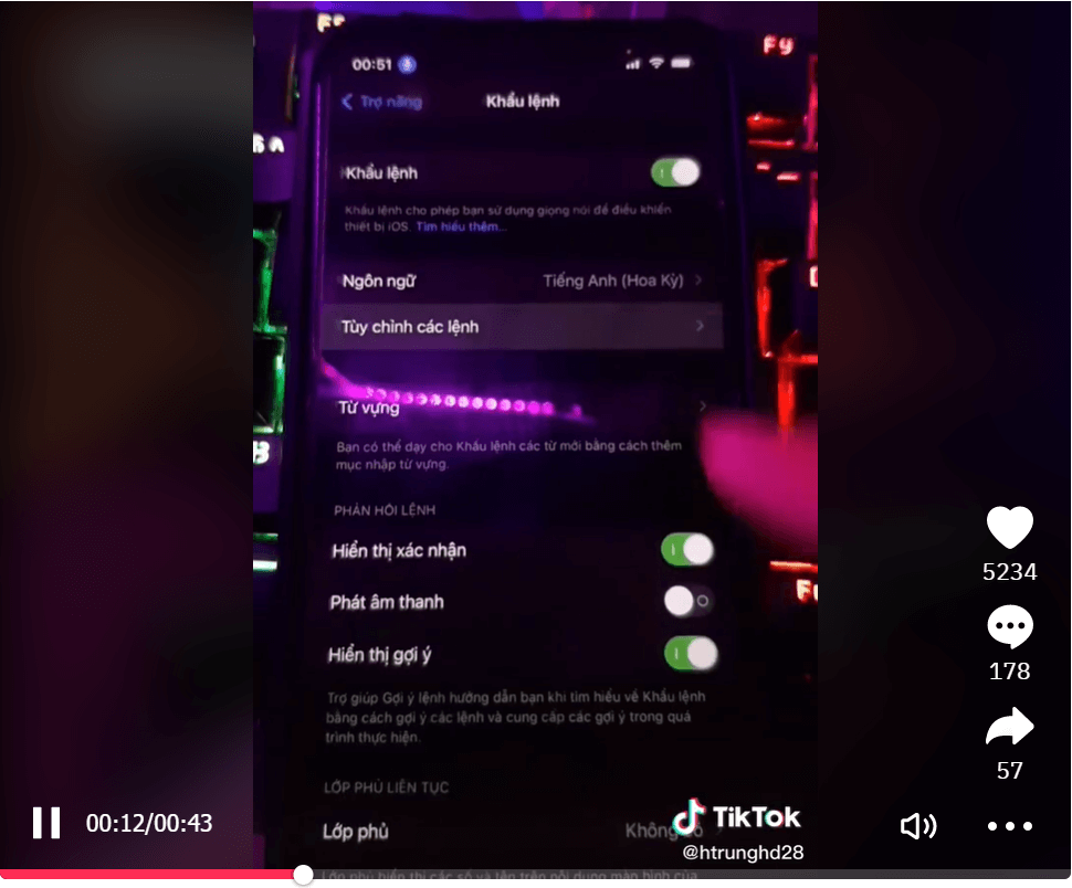 Làm sao để tiktok tự chuyển video